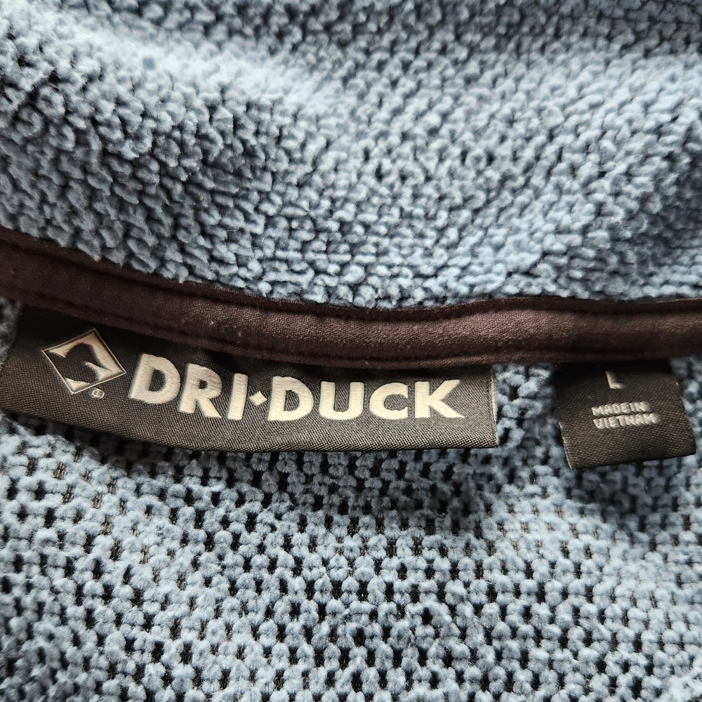 Dri-Duck "Brooks" Quarter Snap Fleece Pullover Slate Blue #7355 | Men's Size L - Picture 6 of 10